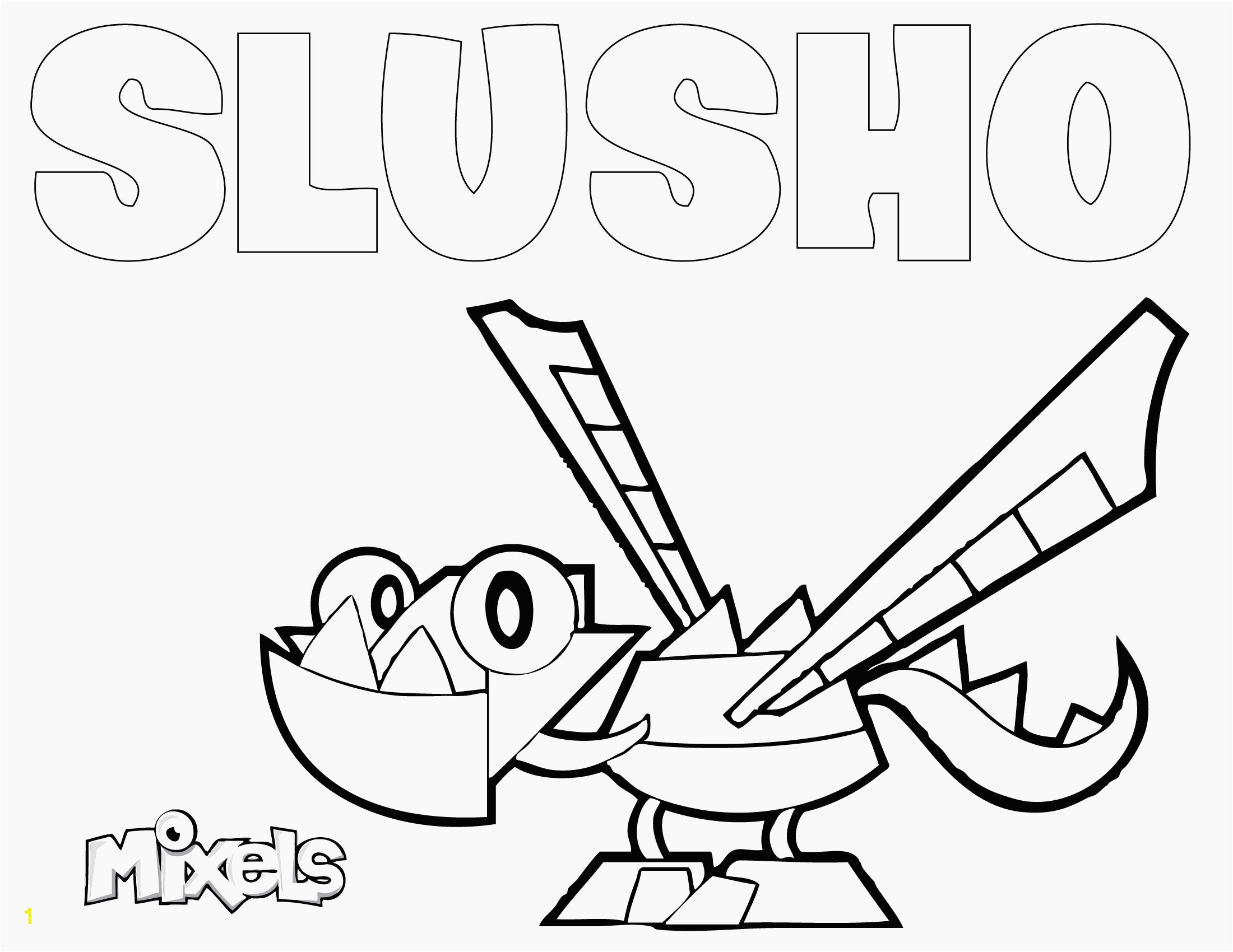 Mixels Coloring Pages Series 9 Coloring Pages Mixels Coloring Pages My Little Corner