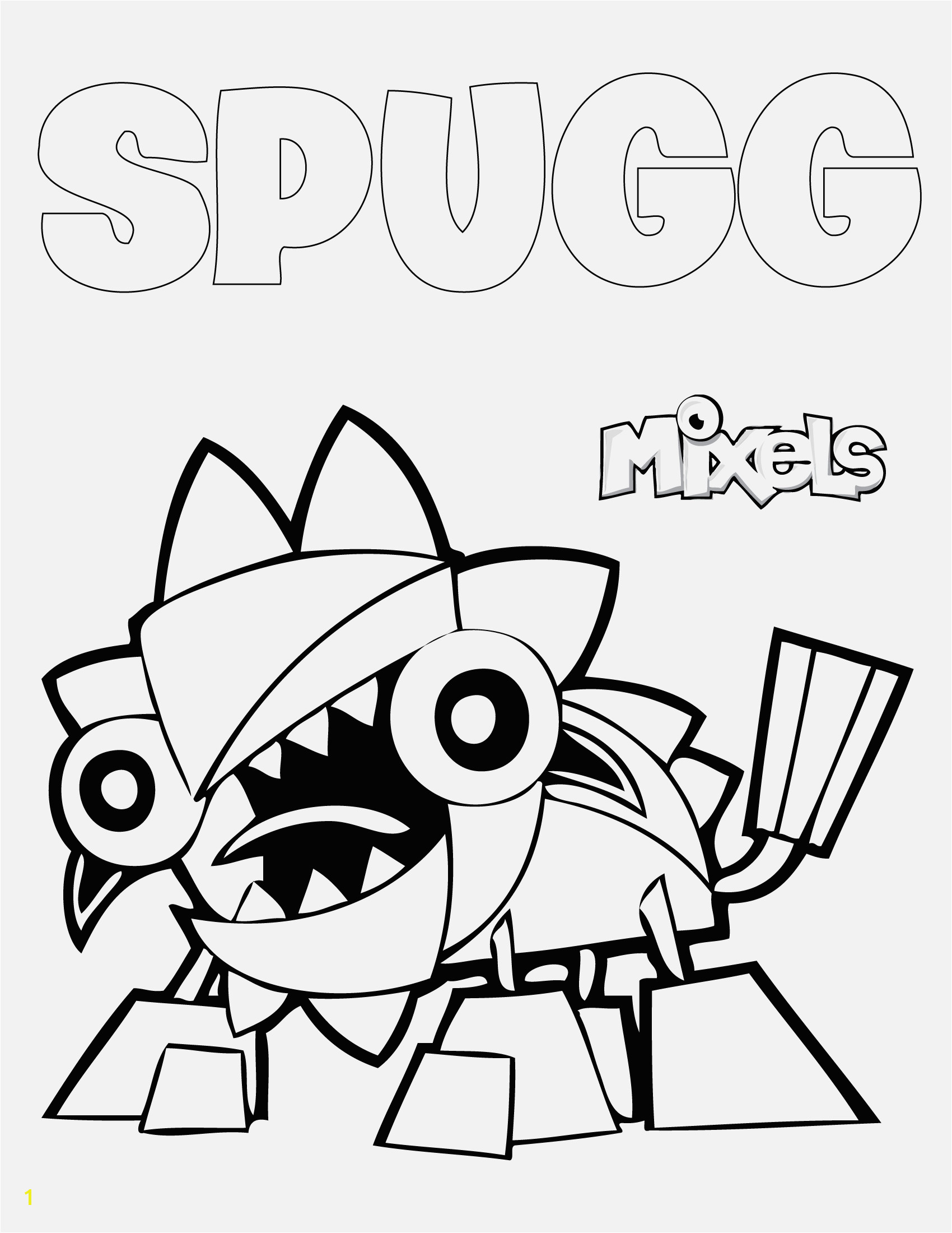 Mixel Coloring Pages Printable Coloring Pages 24 Mixels Coloring Pages Pilation