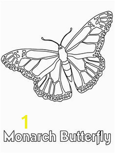 Monarch Butterfly Coloring Page