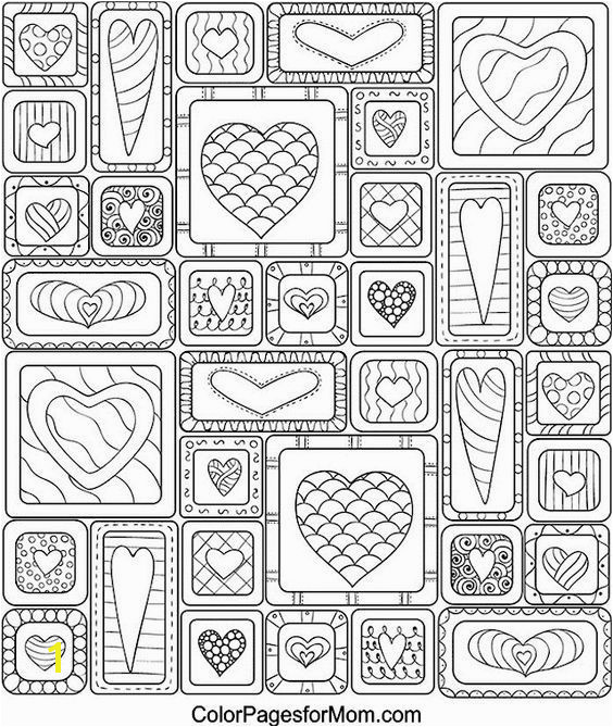 Hearts Coloring Page 33