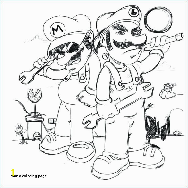 Luigi Coloring Pages Unique Mario Coloring Page Coloring Pages Mario Fall Coloring Pages 0d Page