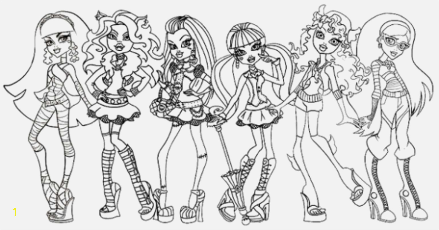 Monster High Coloring Pages Download and Print for Free Monster High Coloring