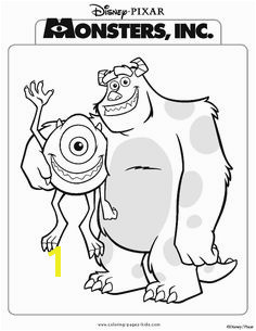 Monsters inc color page disney coloring pages color plate coloring sheet printable