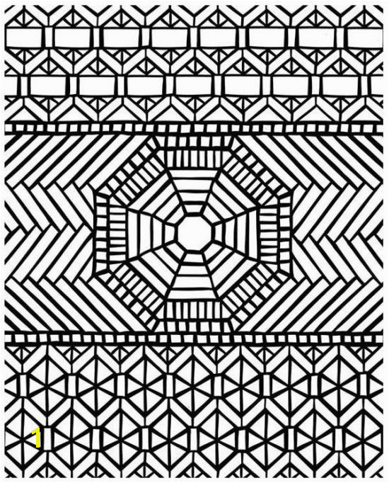 Mosaic Coloring Pages For Adults Picture 1 free sample