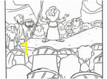 Moses Giving Speech Coloring Page Bible Lessons For Kids Bible For Kids Desert Trip