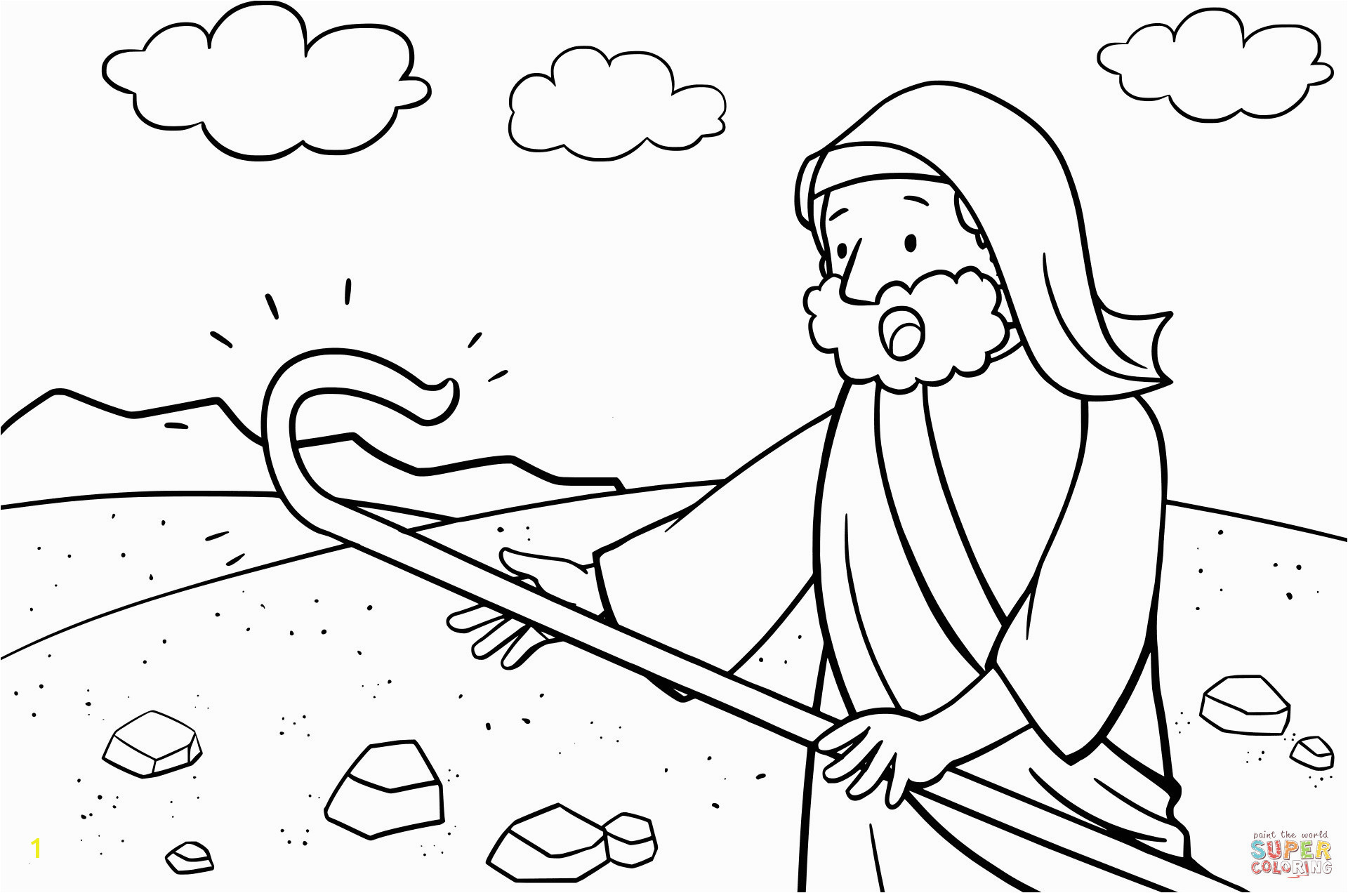 Moses and Burning Bush Coloring Page Moses Coloring Pages New 20 Luxury Moses and the Burning