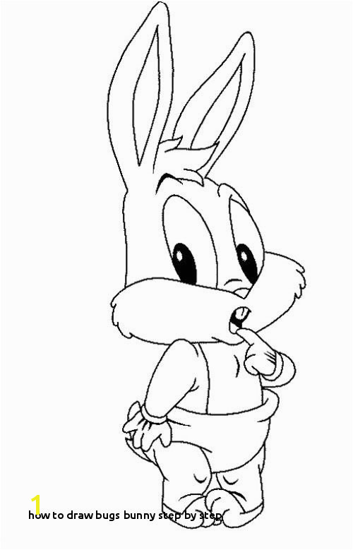 How to Draw Bugs Bunny Step by Step Baby Bugs Bunny Coloring Page Looney Tunes Pinterest
