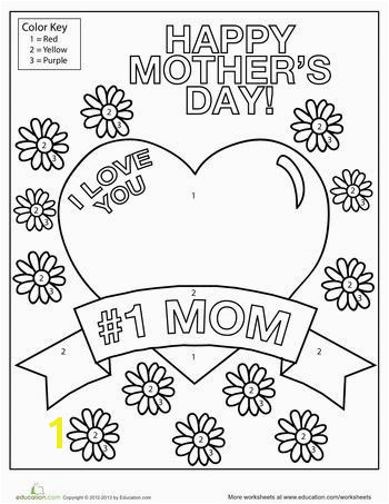 Worksheets Mothers Day Coloring Page