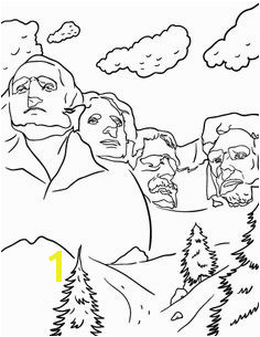 Printable Mount Rushmore coloring page Free PDF at coloringcafe