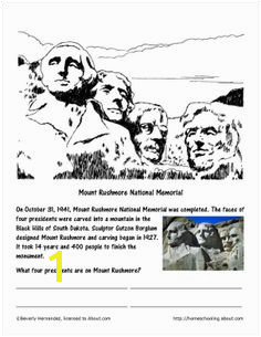 Parachute Coloring Page October Worksheets Mount Rushmore Coloring Page
