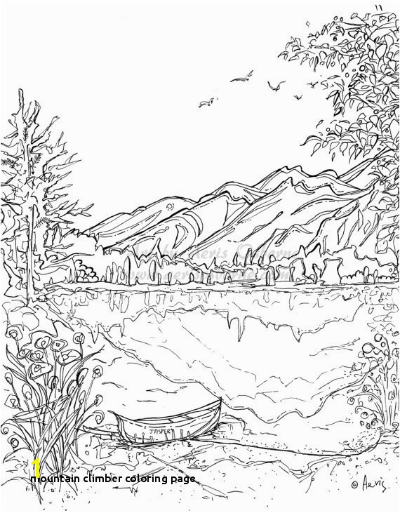 Mountain Climber Coloring Page Mountains Coloring Pages Best Coloring Pages for Kids