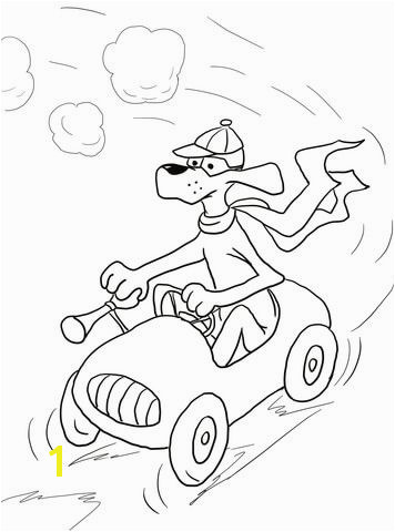 Dog Drives a Car coloring page from Go dog go category Select from printable crafts of cartoons nature animals Bible and many more