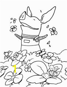 Olivia the Pig Coloring Pages 4