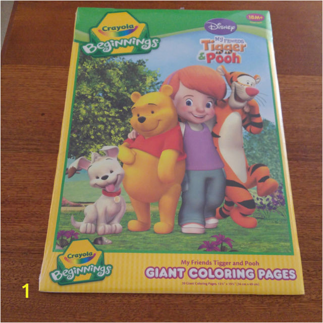 Disney My Friends Tigger & Pooh Giant Coloring Pages New