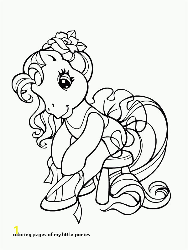 Coloring Pages My Little Ponies My Little Pony Coloring 2 Pinterest