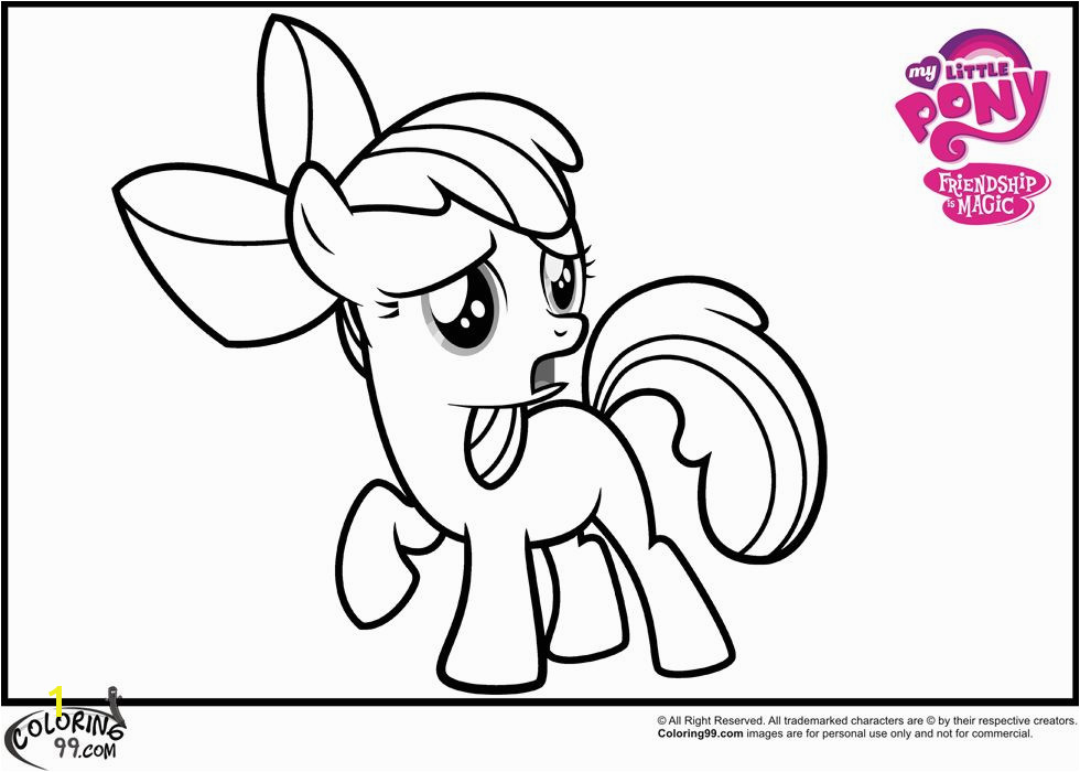 My Little Pony Friendship is Magic Applejack Coloring Pages Beautiful Printable My Little Pony Apple Bloom
