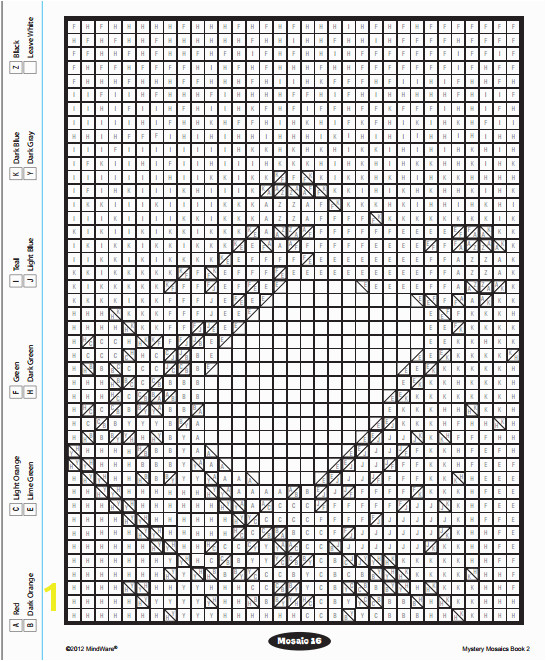 Here s a page from our Mystery Mosaics Book 2 Enjoy MindWareToys FreePrintable ColorByNumber