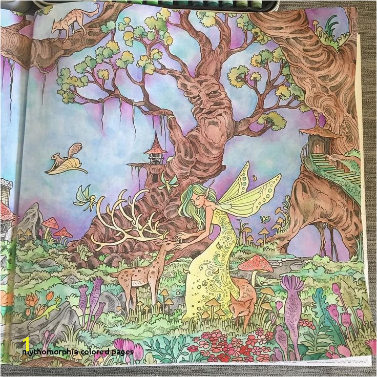 Mythomorphia Colored Pages 18awesome Mythomorphia Coloring Book Clip Arts & Coloring Pages