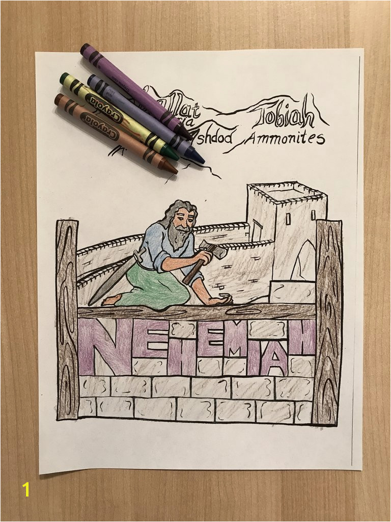 Nehemiah Coloring Page