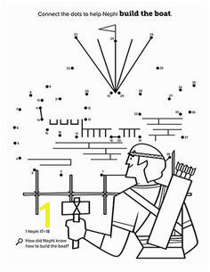 Connect the dots to help Nephi build the boat Location in the scriptures 1 Nephi Search the scriptures How did Nephi know how to build the boat