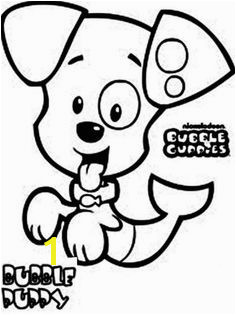 Bubble Puppy Character From Bubble Guppies Coloring Page