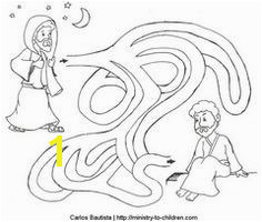 Nicodemus Seeks Jesus Coloring Page Maze Sunday School Activities Sunday School Crafts Bible School