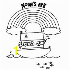 print coloring image Noah s Ark BibleSchool Coloring PagesBible