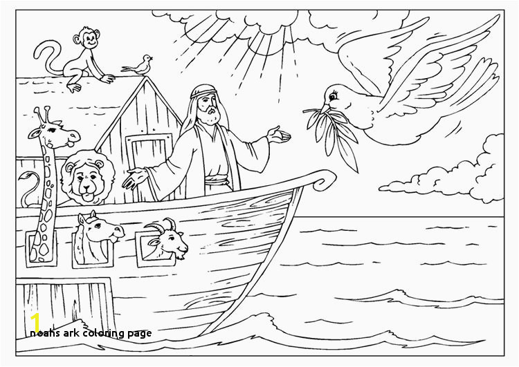 Noah and the Ark Coloring Page Luxury Preschool Printables Noah Ark