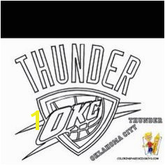 okc thunder coloring pages for J