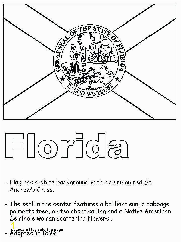 28 Delaware Flag Coloring Page