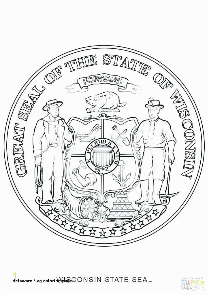 Mycosedesonglesfo Delaware Flag Coloring Page Oklahoma State Seal Coloring Page Beautiful Delaware State Seal