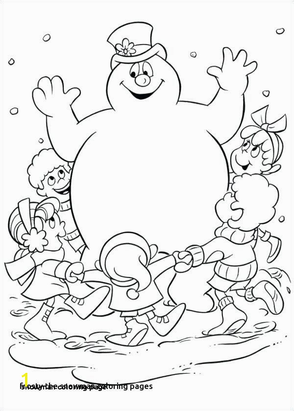 Coloring Page Snowman Related Post