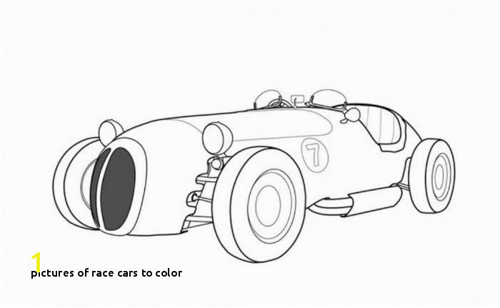 Race Cars to Color Jaguar Old Racing Car Coloring Page