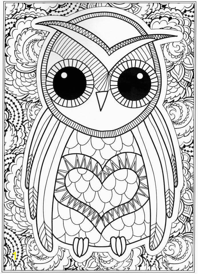 Owl Coloring Pages for Adults New Free Owl Coloring Pages Coloring Pages Line New Line Coloring