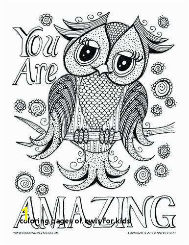 Coloring Pages Owls for Kids Free Owl Coloring Pages New Printable Coloring Pages Owls S