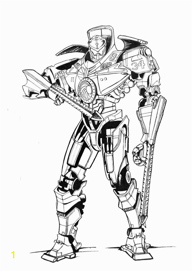 gipsy danger by ultraseven81 on deviantart of pacific rim coloring pages