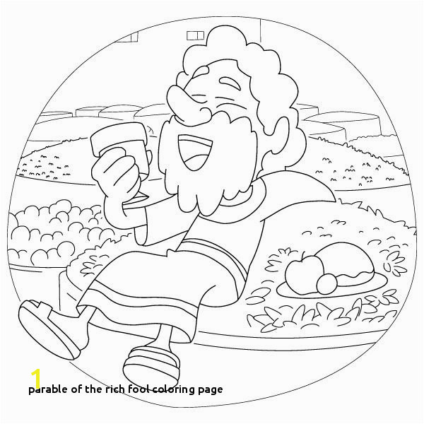 30 Parable the Rich Fool Coloring Page