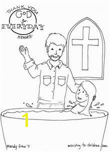 “Everyday Heroes” Coloring Page with Pastor