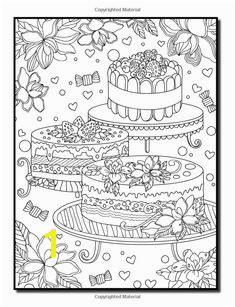 Amazon Delicious Desserts An Adult Coloring Book with Whimsical Cake Designs Easy Pastry Patterns and Beautiful Bakery Scenes for Relaxation and