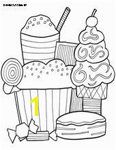 Pastry Coloring Pages 500 Best Food Drink and Cooking Coloring Pages Images On Pinterest