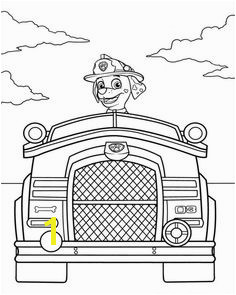 Marshal Firetruck Paw Patrol Coloring Pages Kreativ Schablonen Geburtstag Malbuch Vorlagen