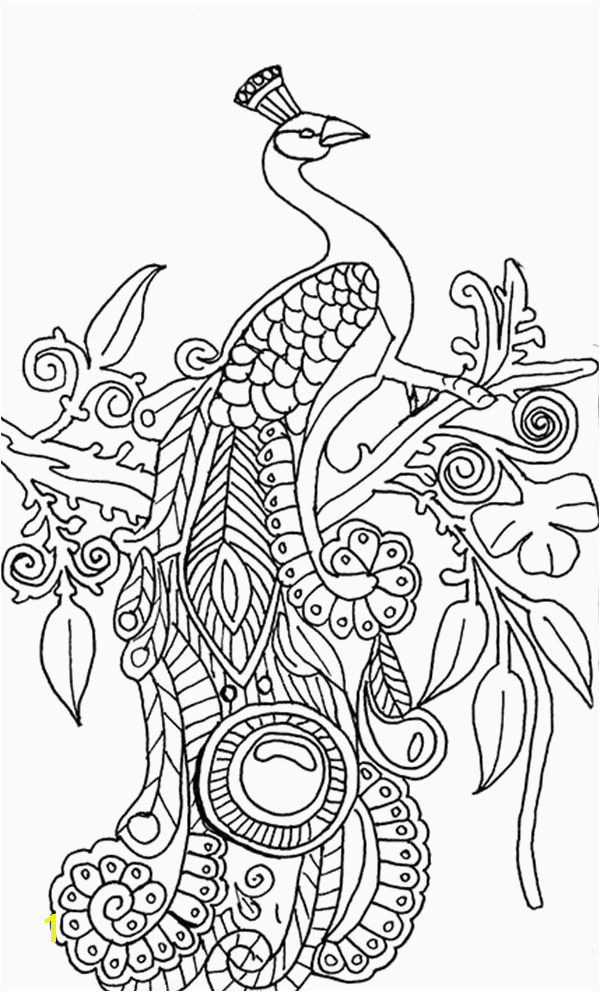 Coloring Pages Peacock Inspirational Peacock Feather Coloring Page Lovely Feather Coloring Pages