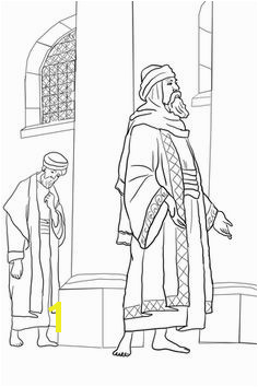 Pharisee and the Publican coloring page from Jesus parables category Select from printable crafts of cartoons nature animals Bible and many more