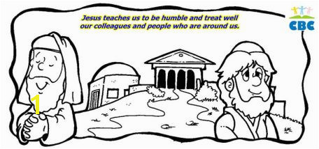 Pharisee and Tax Collector Coloring Page Unit 4 – the Parable Of the Pharisee and the Tax Collector