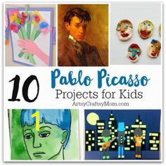 10 Pablo Picasso Projects for Kids Pablo Picasso Lesson Plans Activities Coloring Pages