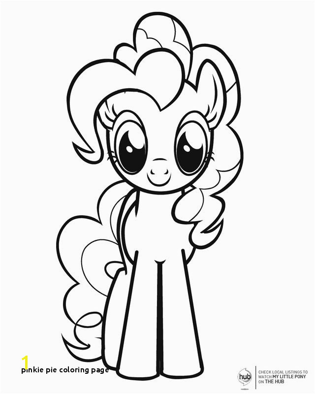 Pinkie Pie Coloring Page 231 Best Drawings Pinterest