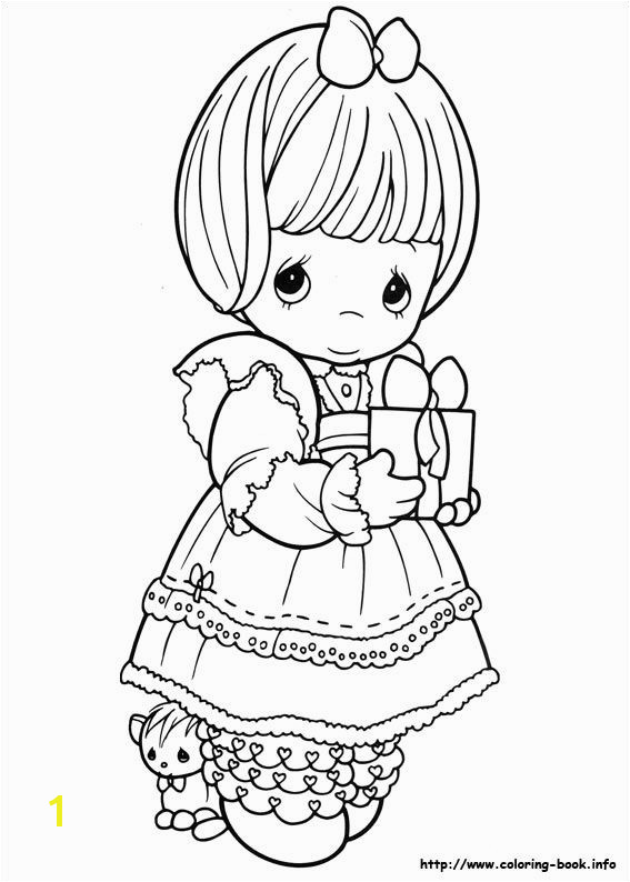 Precious Moments coloring picture