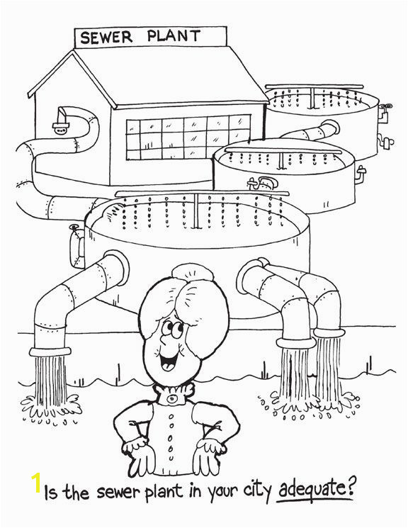 Plant Coloring Pages Science Environmental Colouring Pages is the Sewer Plant In Your City