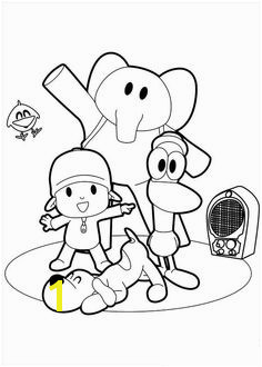 Do you love Pocoyo Then this coloring picture is for your children Coloring Page is for boys and girls aged from 4 to 10 years old Pocoyo is a curious