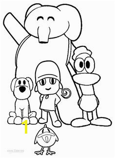 Printable Pocoyo Coloring Pages For Kids